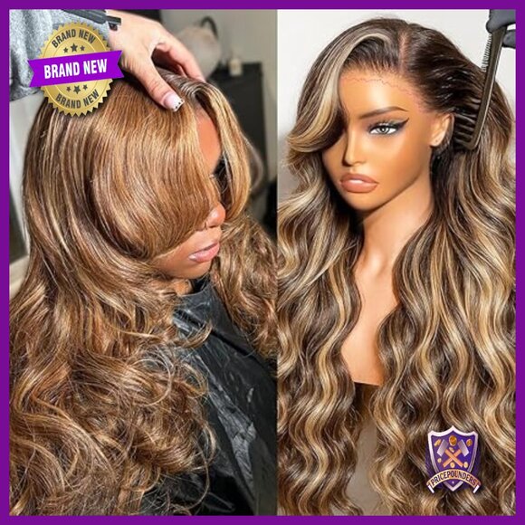 26 Inch Human Hair Lace Front Wig Glueless Pre Plucked Body Wave main image 5